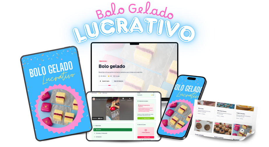 [Imagem de Mockup do produto Bolo Gelado Lucrativo]